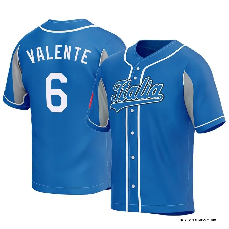 Men's Italy Baseball Navy 2023 World Baseball Classic Replica Jersey